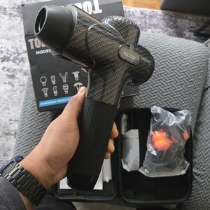 TOLOCO Carbon Fiber Massage Gun - Black